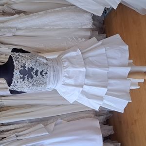 Unique Western feel wedding dress